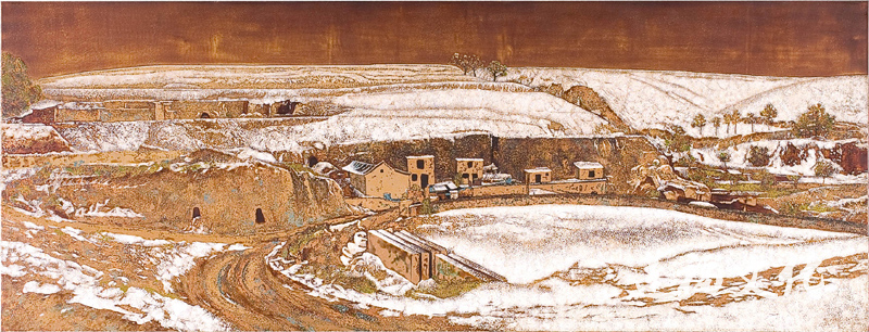 《雪跡》