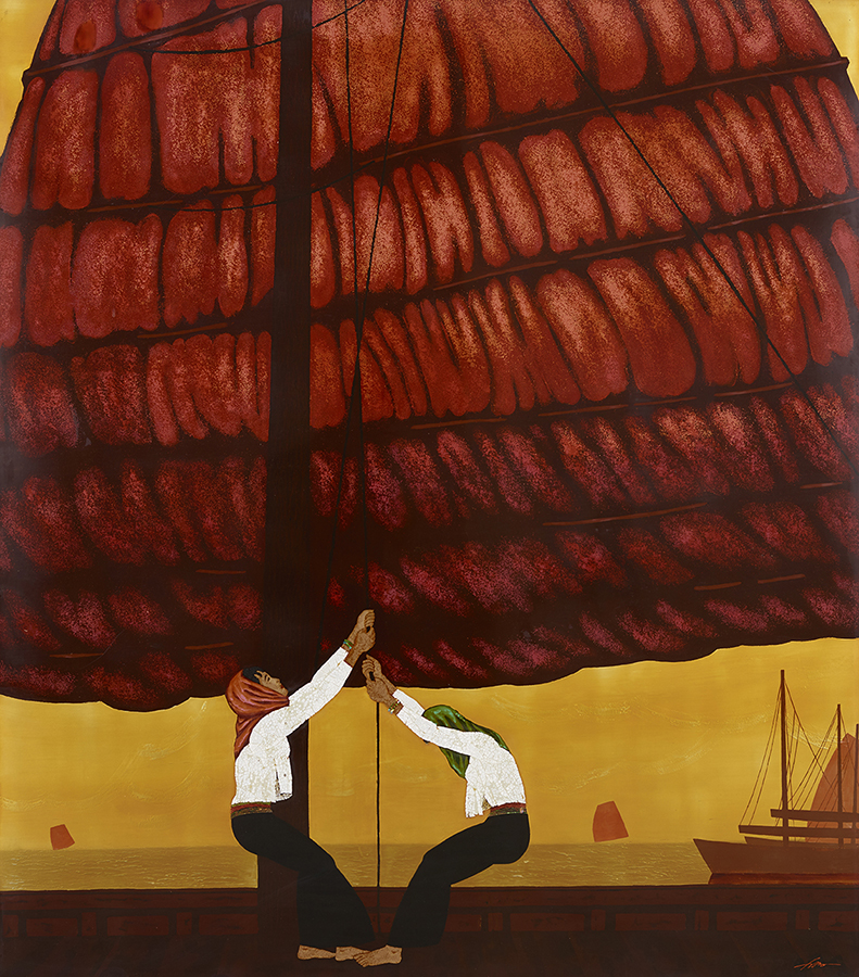 1732067654116474.jpg 鄭力為《楊帆》137×120cm.jpg